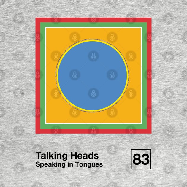 Speaking In Tongues / Minimalist Style Graphic Artwork Design by saudade